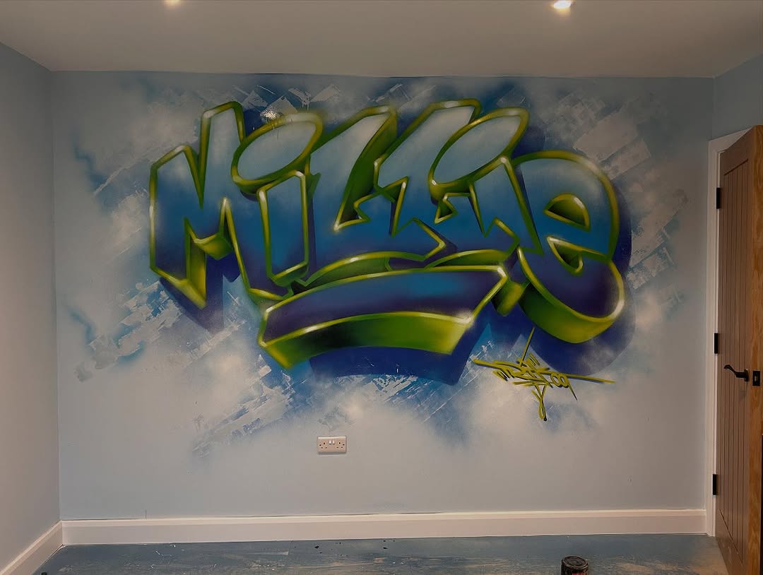 Millie character mural